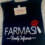 Beauty Influencer T-Shirt Glitter Red Lips