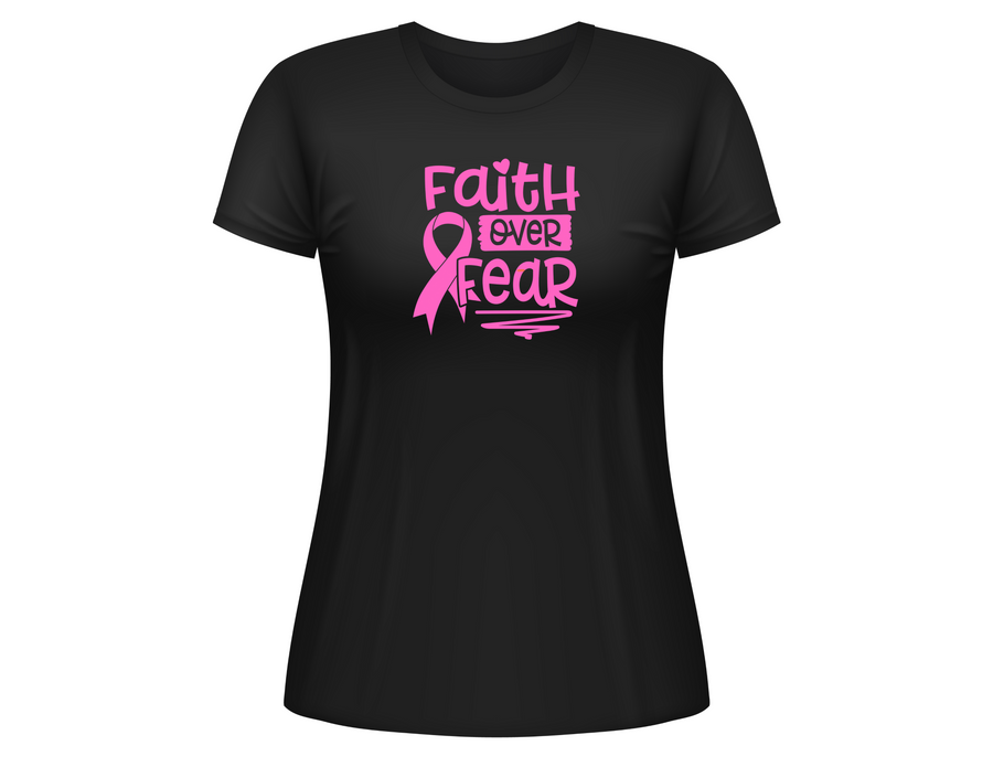 Faith Over Fear Breast Cancer Gift Set – Comfort Care Box for Warriors | Pink Ribbon Gift | Inspirational Support Package