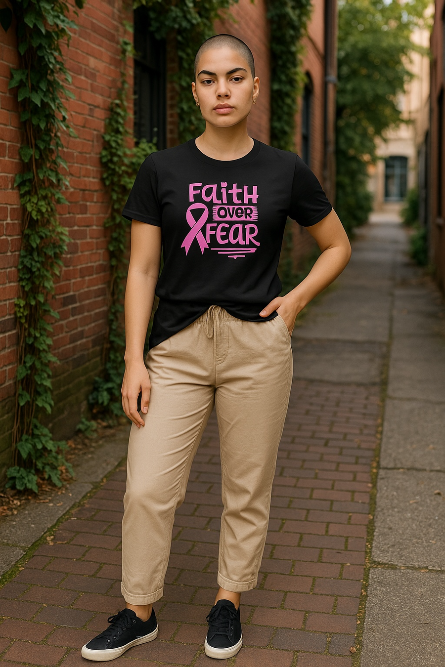 Faith Over Fear Breast Cancer Gift Set – Comfort Care Box for Warriors | Pink Ribbon Gift | Inspirational Support Package