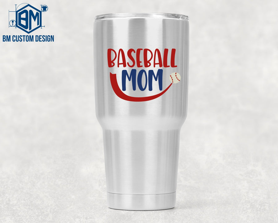 30ozs Tumbler Baseball Mom - BM Custom Design