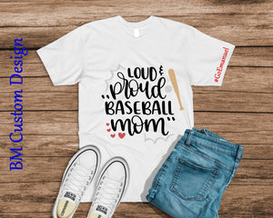Baseball Mom Proud - BM Custom Design