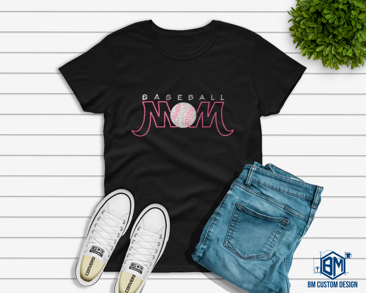 Baseball Mom Rhinestones - BM Custom Design