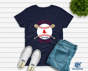 Boston Red Sox Fan #1 Navy T-Shirt - BM Custom Design