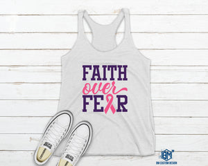 Faith Over Fear Tank Top - BM Custom Design