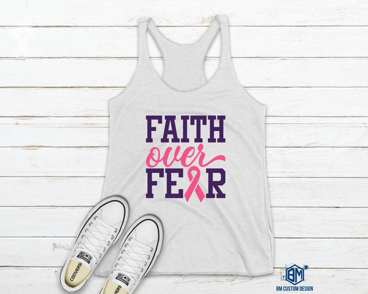 Faith Over Fear Tank Top - BM Custom Design