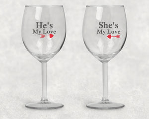 Personalized Glass Wine Glass - BM Custom Design