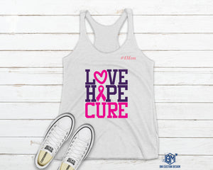 Love Hope and Cure with Name - BM Custom Design