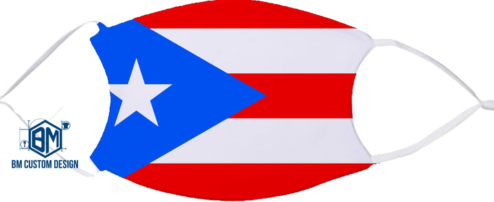 Puerto Rico Personalized Face Mask with Filter