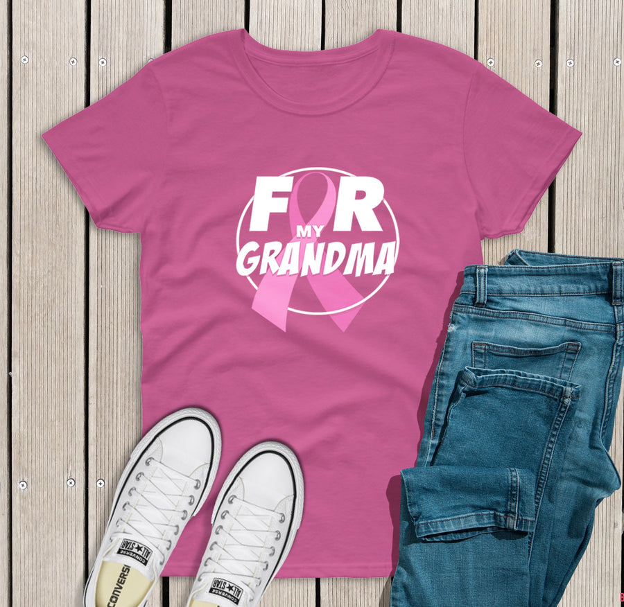 Grandma Breast Cancer Support T-shirt